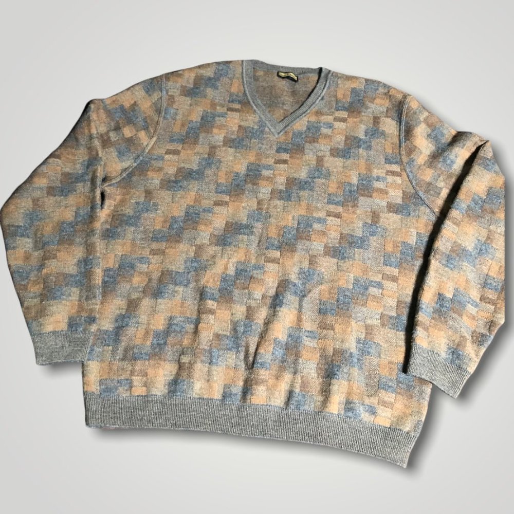 Lenor Romano-Merino Wool-Peru Made-Sweater-Sz M/L
